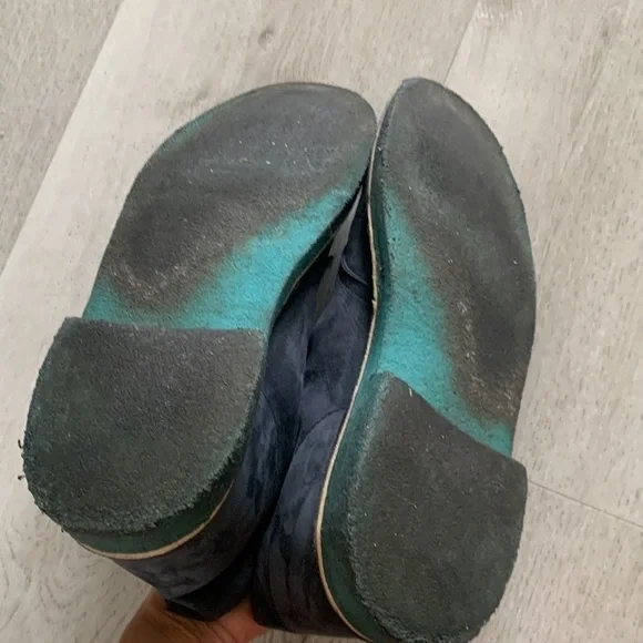 Clarks Originals Desert Boot Blue Suede Leather Chukka Ankle Boot Mens Sz 12‎